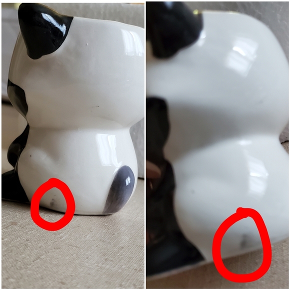 🧡MINOR FLAW🧡 RACCOON Small Ceramic Planter - Picture 5 of 5